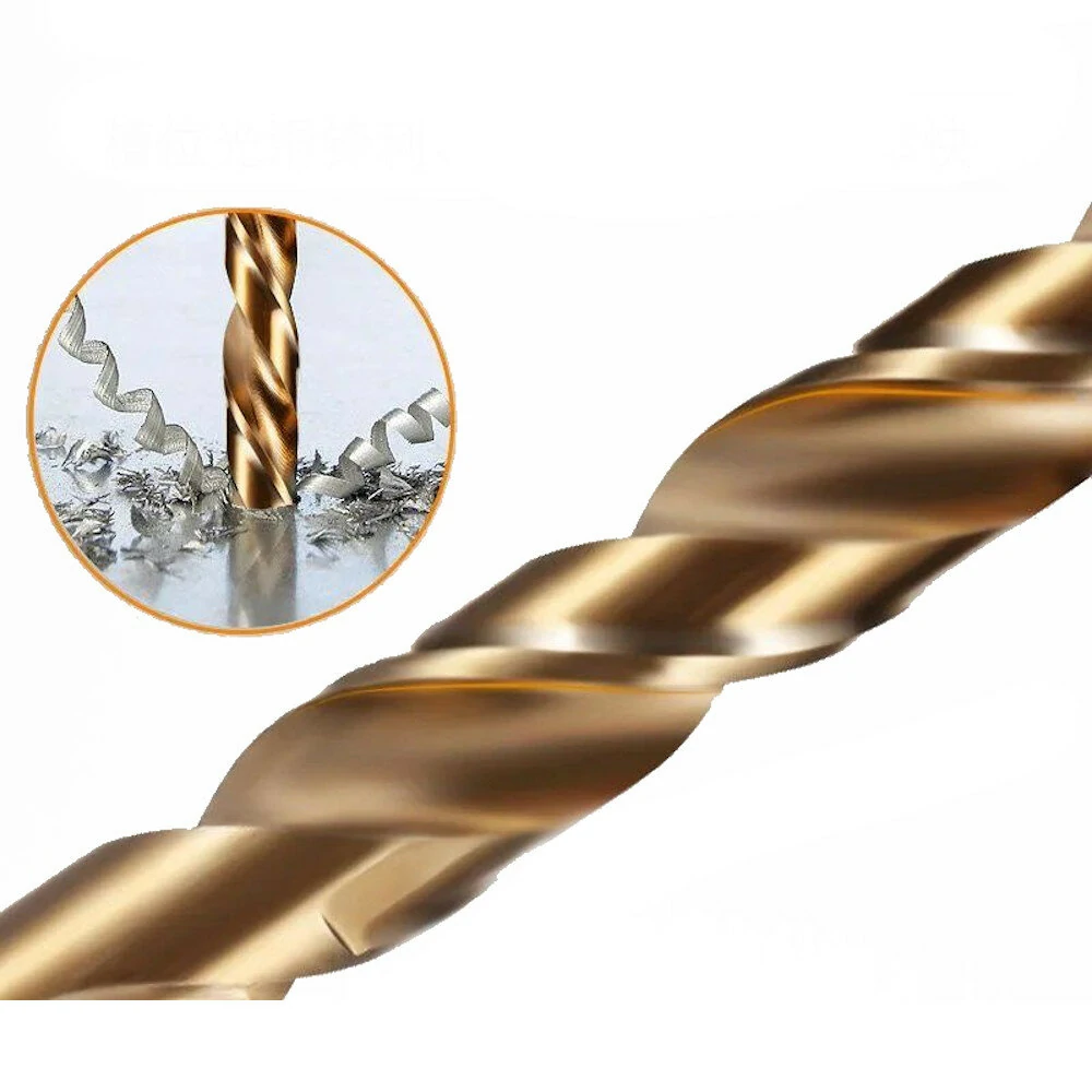 8Pcs M43 Cobalt Drill Bits | 3-5.2mm for Stainless Steel & Metal | Straight Shank - Image 4
