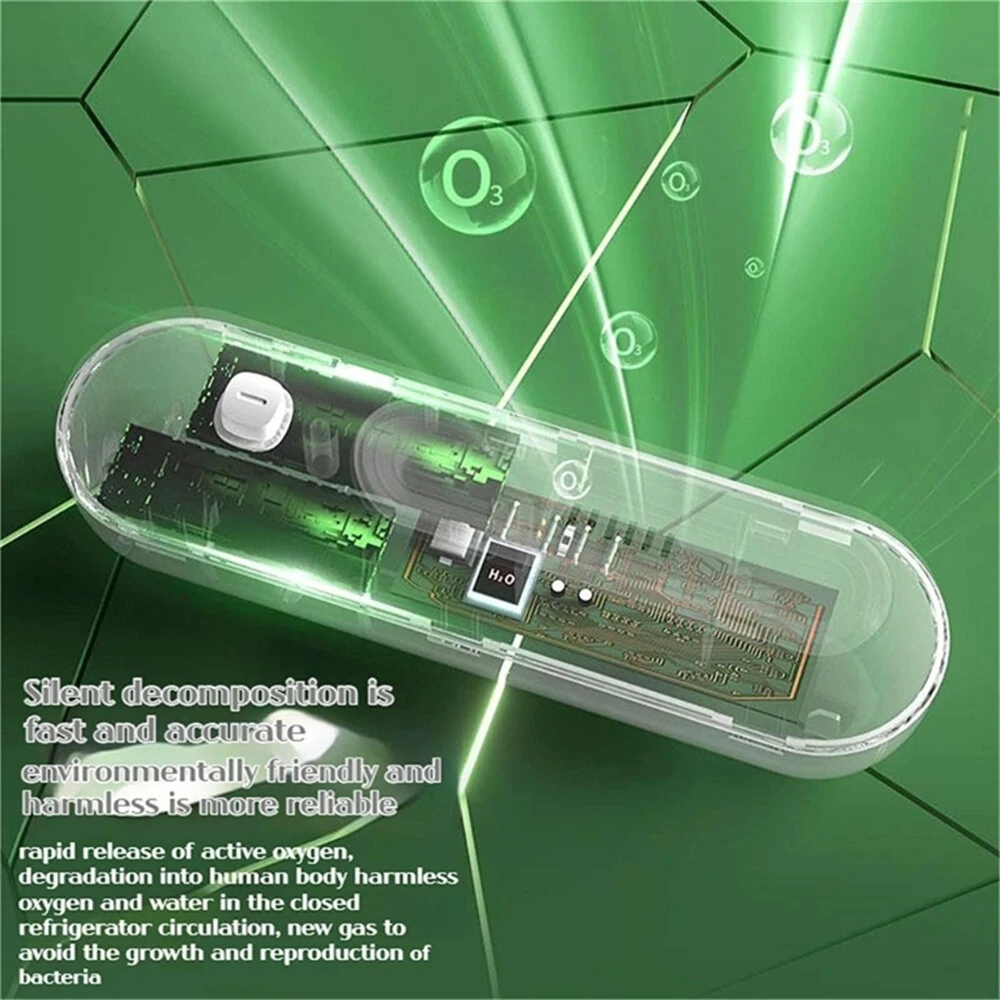 Mini Air Purifier & Deodorizer - USB Rechargeable 1200mAh - 2 Speed Sterilization - Image 4