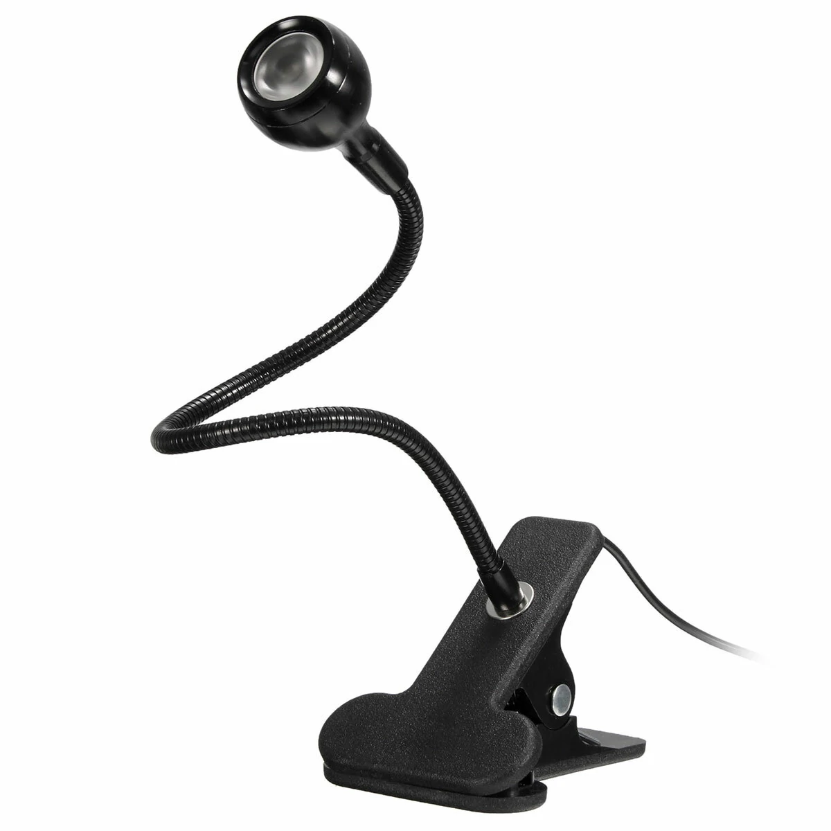 Flexible USB LED Reading Light - Clip On Bedside Desk Lamp for Books - Image 5