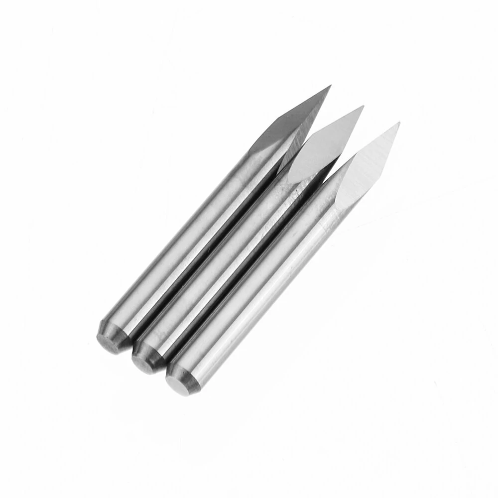 Drillpro 10pcs CNC Engraving Bits - 3.175mm Shank 0.1-0.3mm Tip | PCB Tool - Image 3