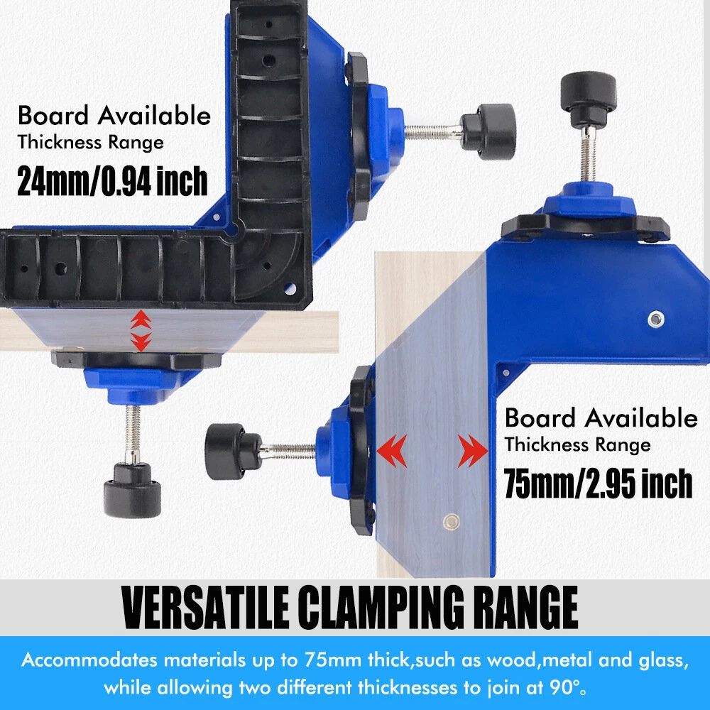 ABS Right Angle Wood Clamp - Adjustable 90 Degree Corner Clamp for Framing & Cabinet Making - Image 5