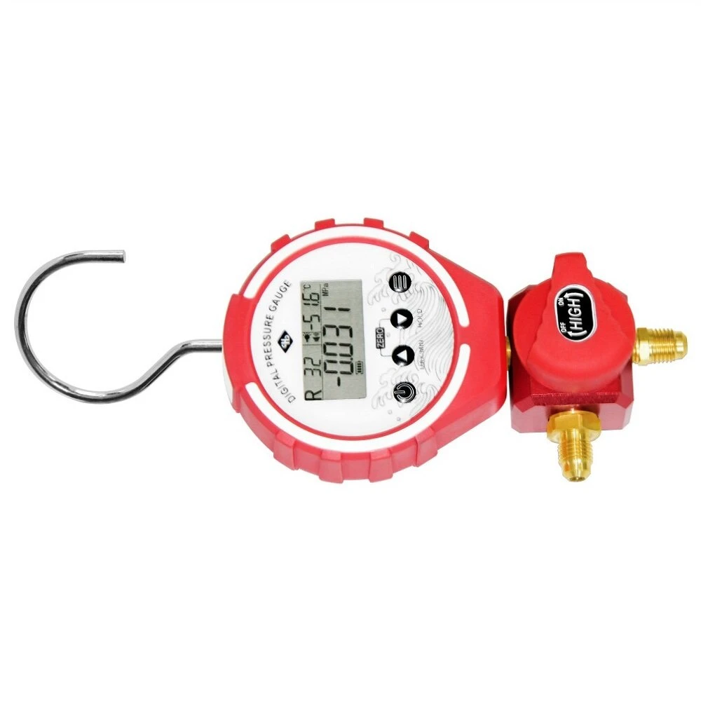 DBF-L-03H Digital Manifold HVAC Tester | Vacuum Pressure Gauge & Temperature Meter - Image 2