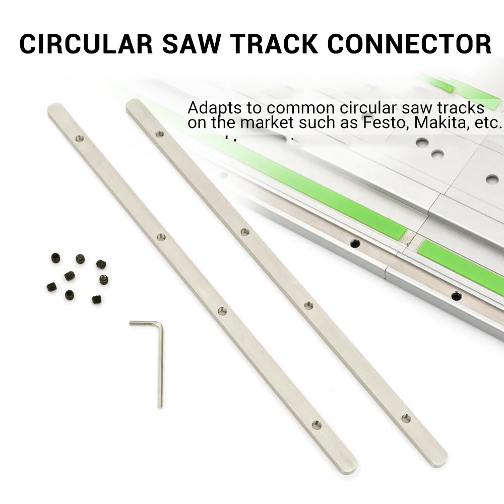 Makita Festool Track Saw Guide Rail Connector Kit - Long Cuts Router Table Plate - Image 3