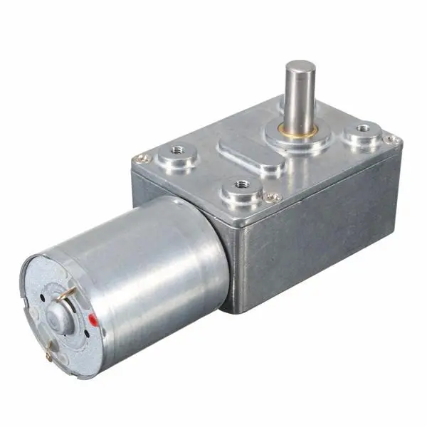 DC12V 200RPM Worm Gear Motor | Reversible Turbo Gear Reducer Motor - Image 2