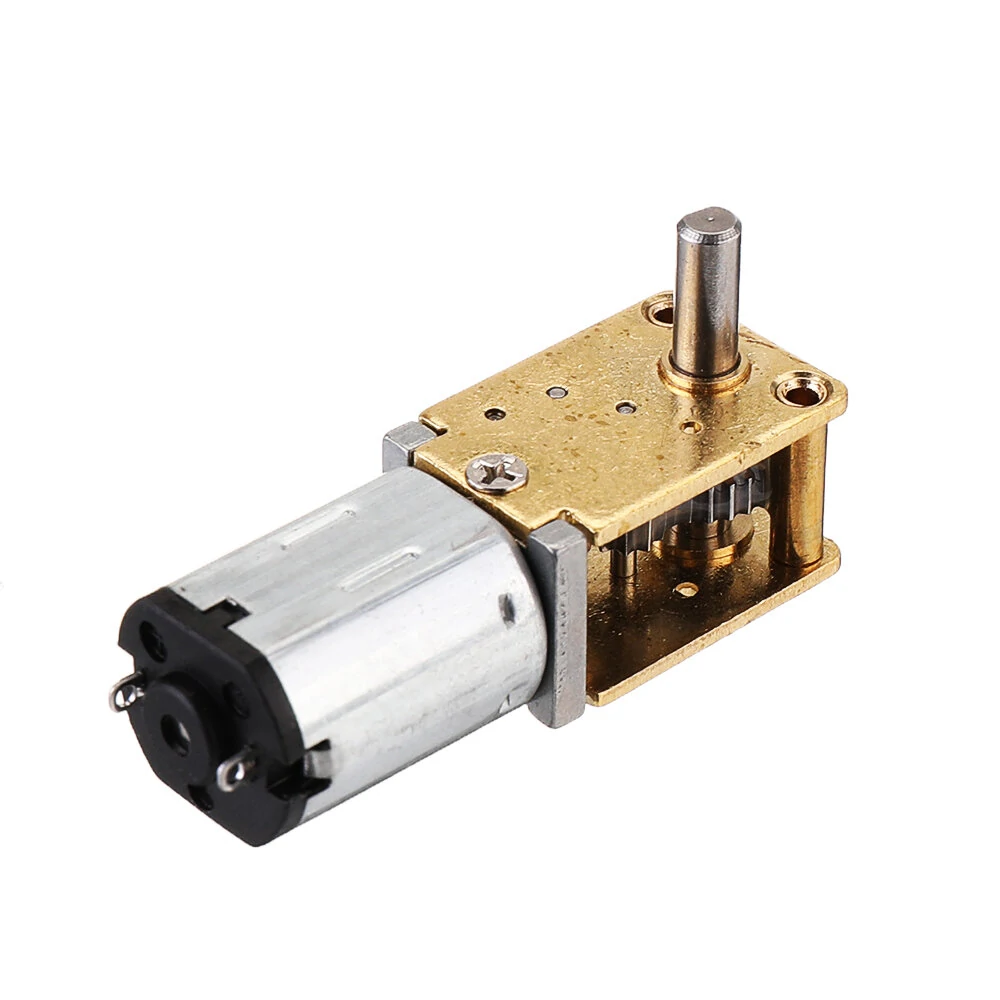 Machifit DC 3V-12V Micro Turbo Worm Gear Reduction Motor | High Torque - Image 4