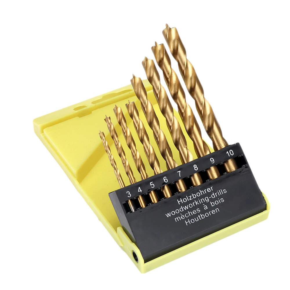 Titanium Coated Countersink Drill Bit Set - 7/8Pcs 3-10mm | Hex Wrench - Image 4