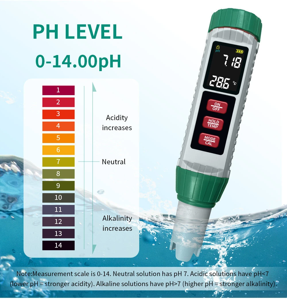 MF-X51 5-in-1 Water Tester - pH TDS EC Salinity Temperature | Digital Analyzer for Aquariums Pools Labs - Image 4
