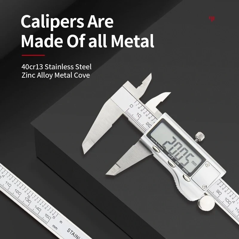 Stainless Steel Digital Caliper 150mm | Inch/Metric | High Precision LCD Display - Image 4