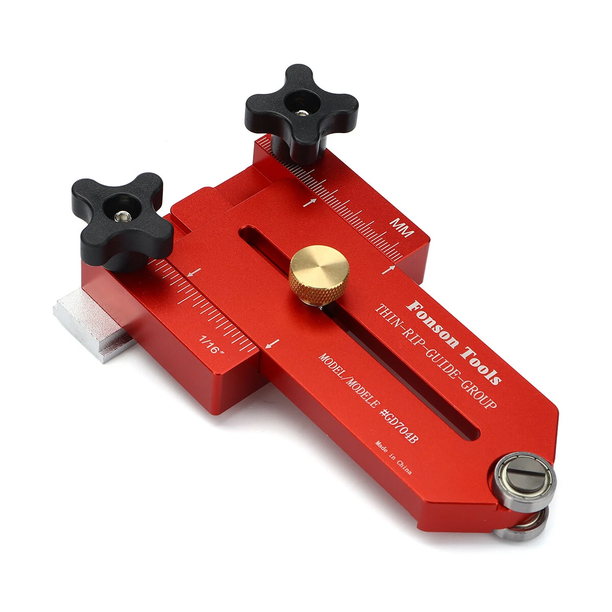 FONSON Upgrade Thin Rip Guide | Extended Table Saw Fence | T-Track Workbench Guide - Image 2