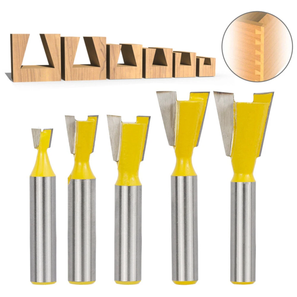 CMT 8mm Shank Dovetail Router Bit | 14 Degree Wood Carving & Slotting Cutter - Image 2