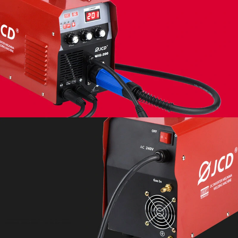 JCD MIG-200 DC Inverter Welder | 200V IGBT MMA Argon Arc Welding Machine - Image 3