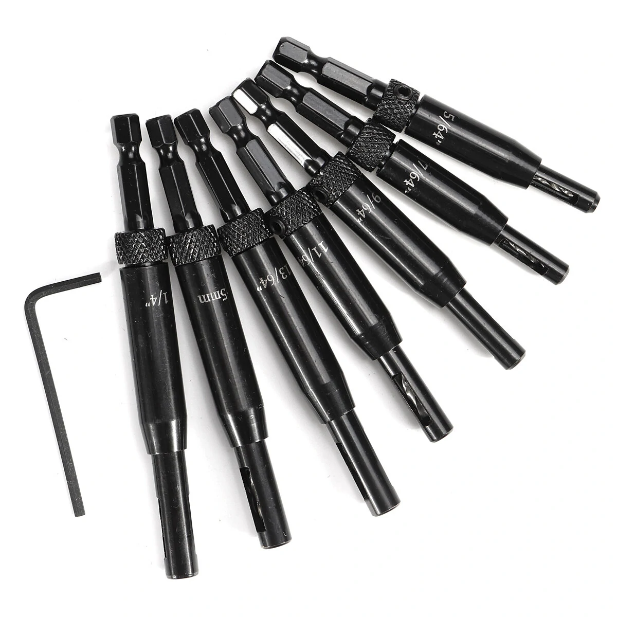 Self Centering Hinge Drill Bit Set | Pilot Hole Guide for Hardware & Drawers - Image 4