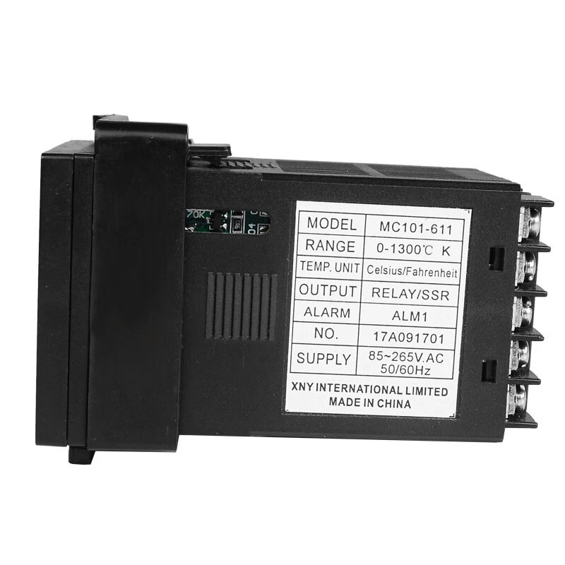 MC101 Digital PID Temperature Controller - 85-265V AC | Thermocouple Input with Alarm & SSR Output - Image 3