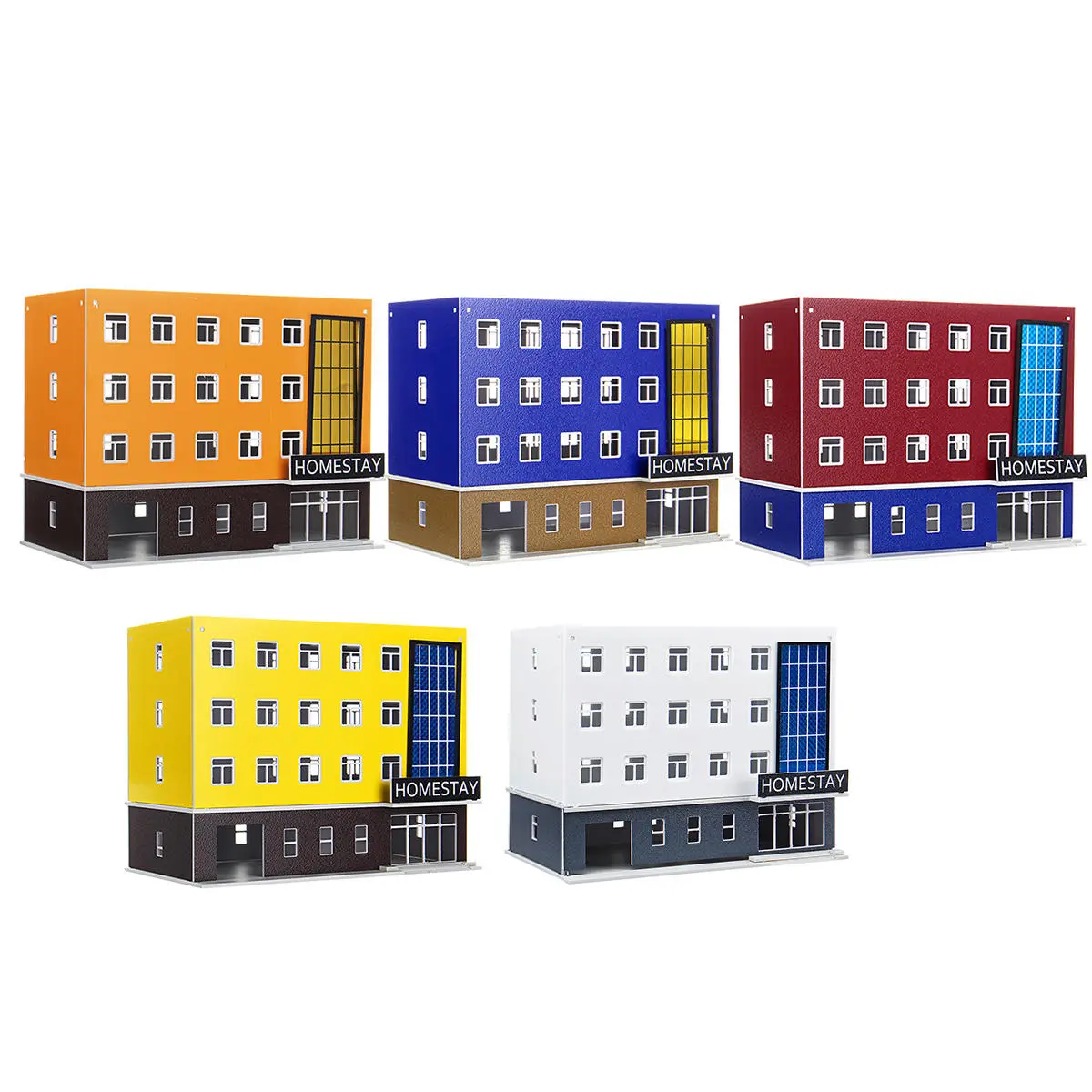Outland 1/150 Scale Model - Modern School Dormitory N Gauge Building - Image 2