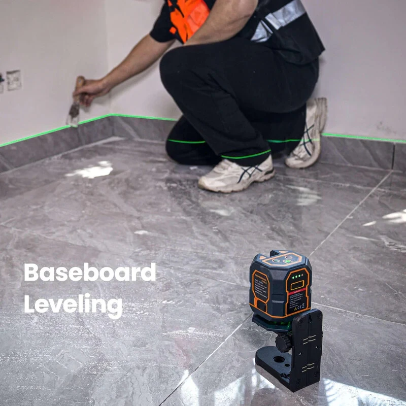 CIGMAN CM-508 Green Laser Level | 5 Lines 360° Horizontal Self-Leveling | 30M Range Rechargeable - Image 3
