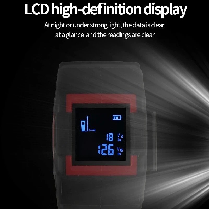 UNI-T LM50T 60M Laser Tape Measure | Digital Electronic Ruler with LCD Display - Image 3