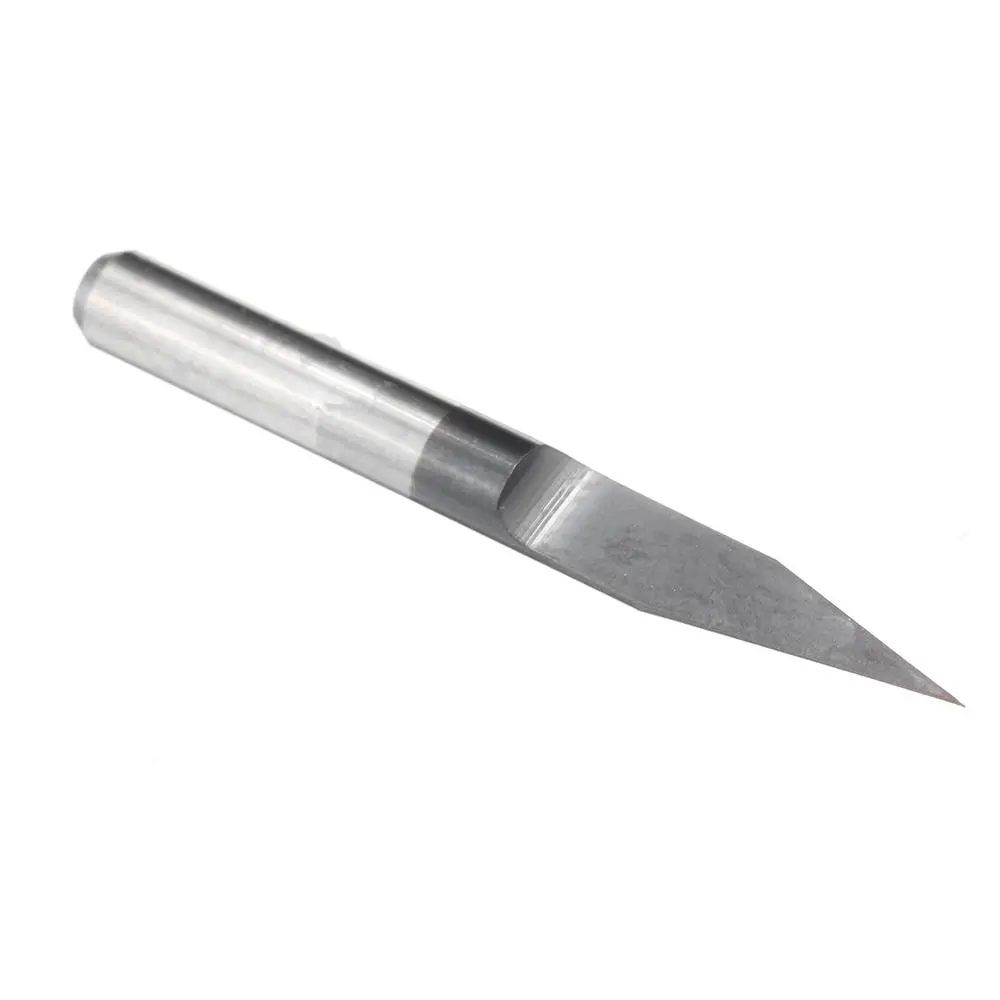 25 Degree 3.175mm Shank PCB Engraving Bit | 0.1-0.5mm Flat Bottom CNC Tool - Image 5