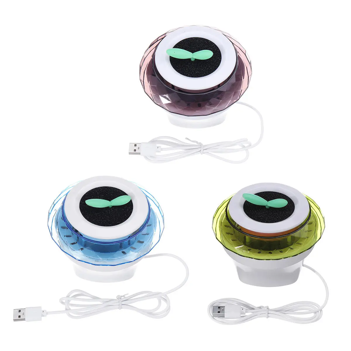 Mini USB Car Air Purifier - Portable Negative Ion Oxygen Cleaner & Freshener - Image 2