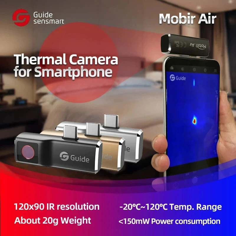 Mobir Air Thermal Imaging Camera for Android - Type-C Infrared Imager for Repair & Inspection - Image 3