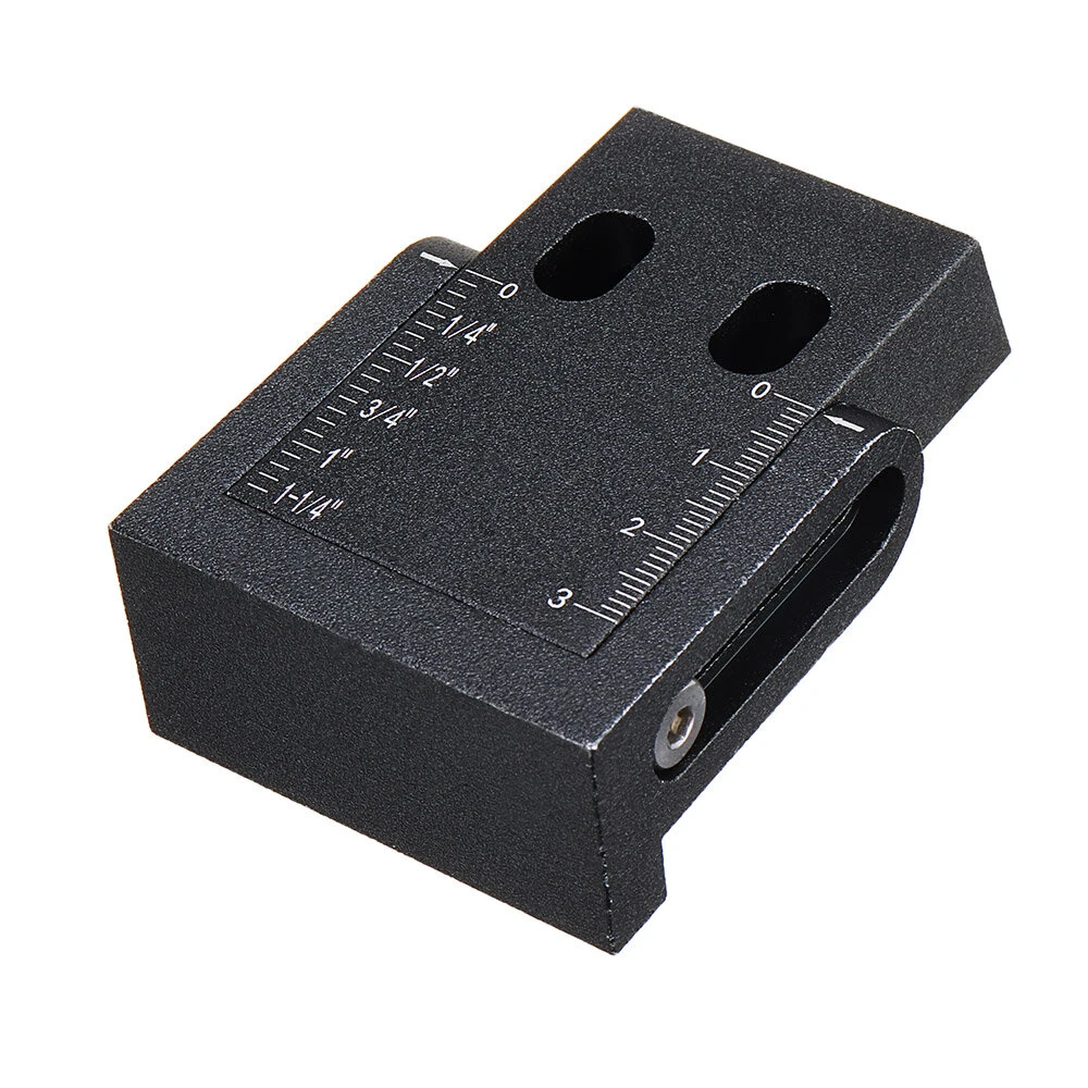 Drillpro 15pc Pocket Hole Jig Kit - 6/8/9.5mm Drill Guide with Titanium Bits - Image 3