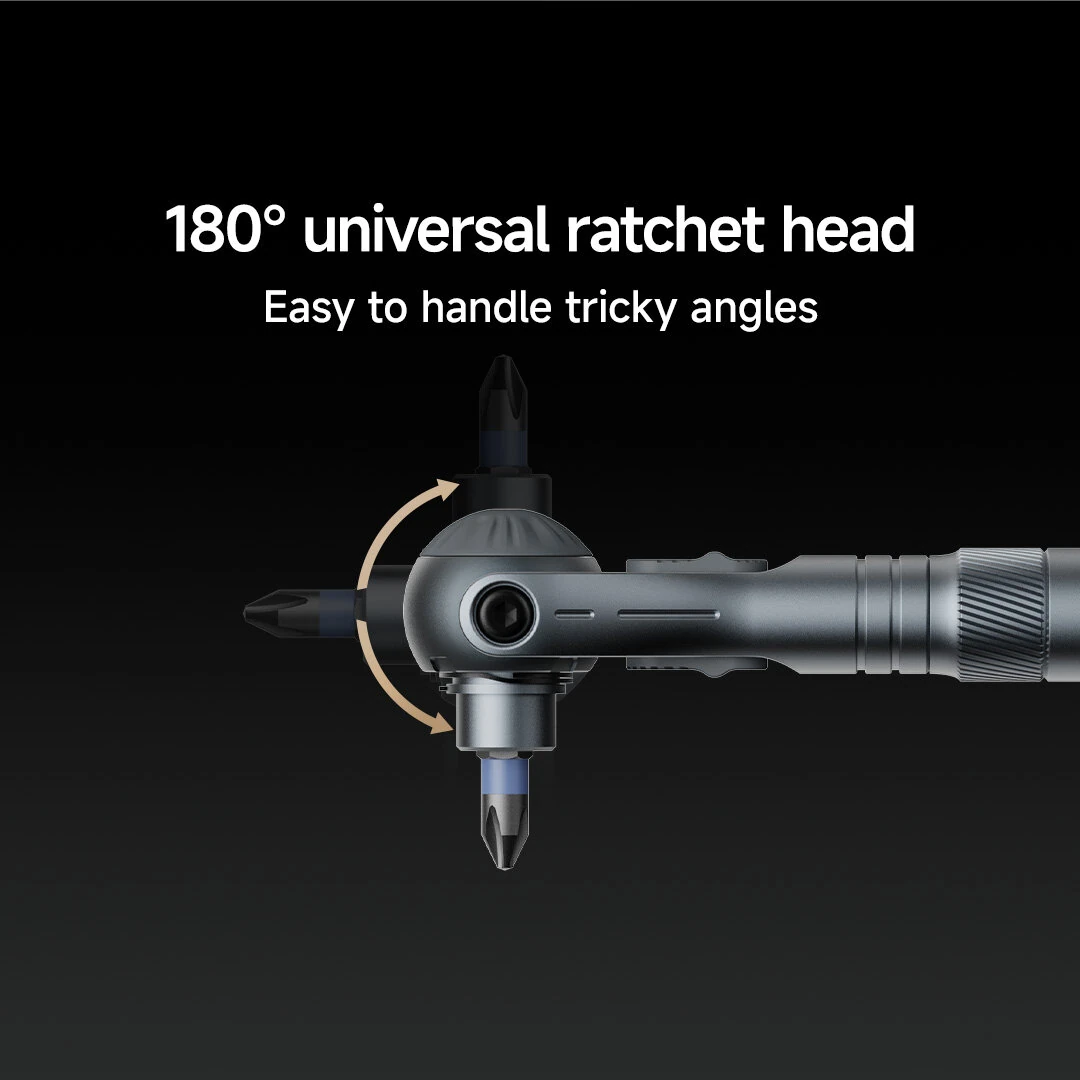 Duka RS2 Ratchet Screwdriver Set | 40-in-1 Precision Kit with Magnetic Bits - Image 5