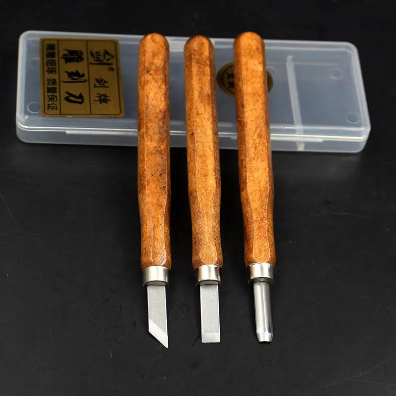12pcs Multifunction Wood Carving Chisel Set - Handmade Tool for Woodworking - Image 3