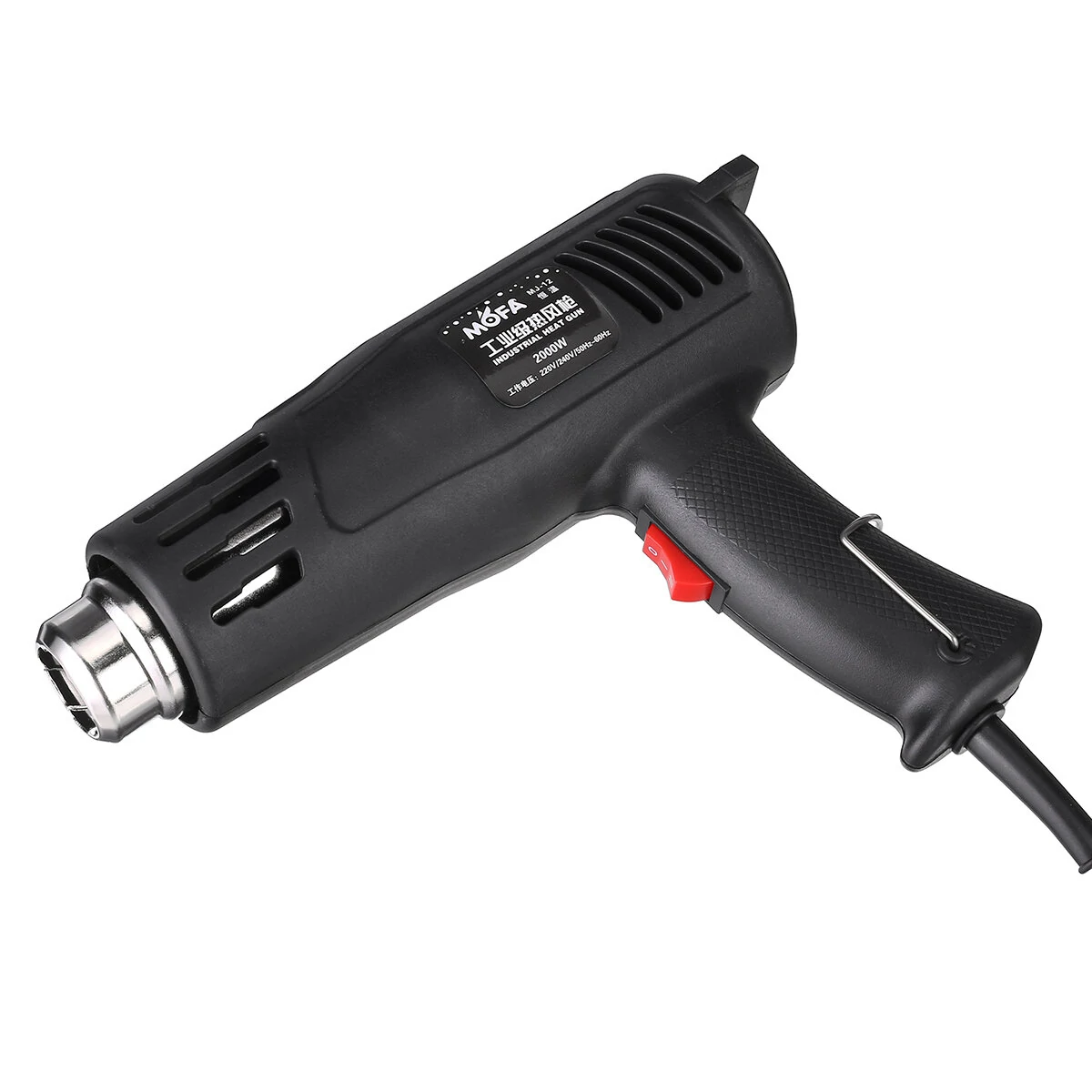 Industrial Electric Hot Air Gun 2000W 220V - Adjustable Heat & Air Flow | Welding Torch for Car Foil - Image 3