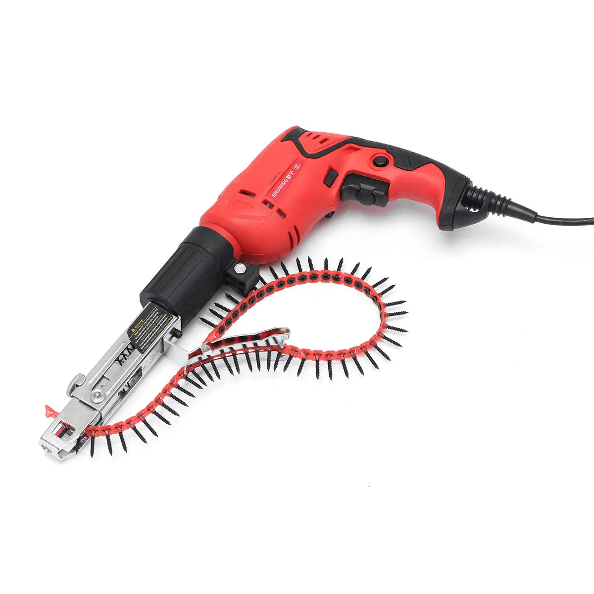 Drillpro 4pc Automatic Chain Nail Adapter - Electric Drill Attachment for Woodworking - Image 3
