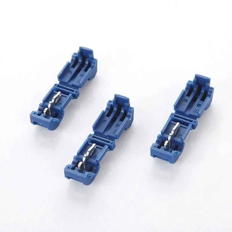 T2 Non-Destructive Wire Connector - 10/30/50 Pairs | Fast Wire Terminal Clamp | Blue - Image 2