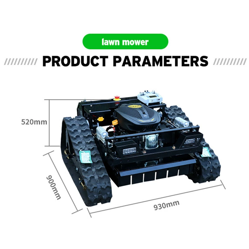 EU RV225 Robot Lawn Mower - 600m Range, 9HP Engine, 10-150mm Cutting Height - Image 2