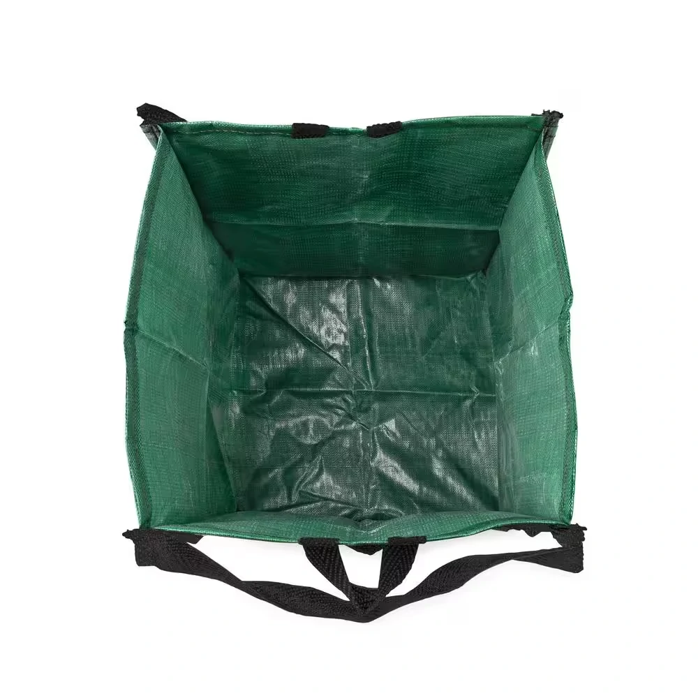 Heavy Duty Reusable Garden Bag - Woven Polypropylene Lawn & Leaf Waste Bag with Carry Handles - Image 3