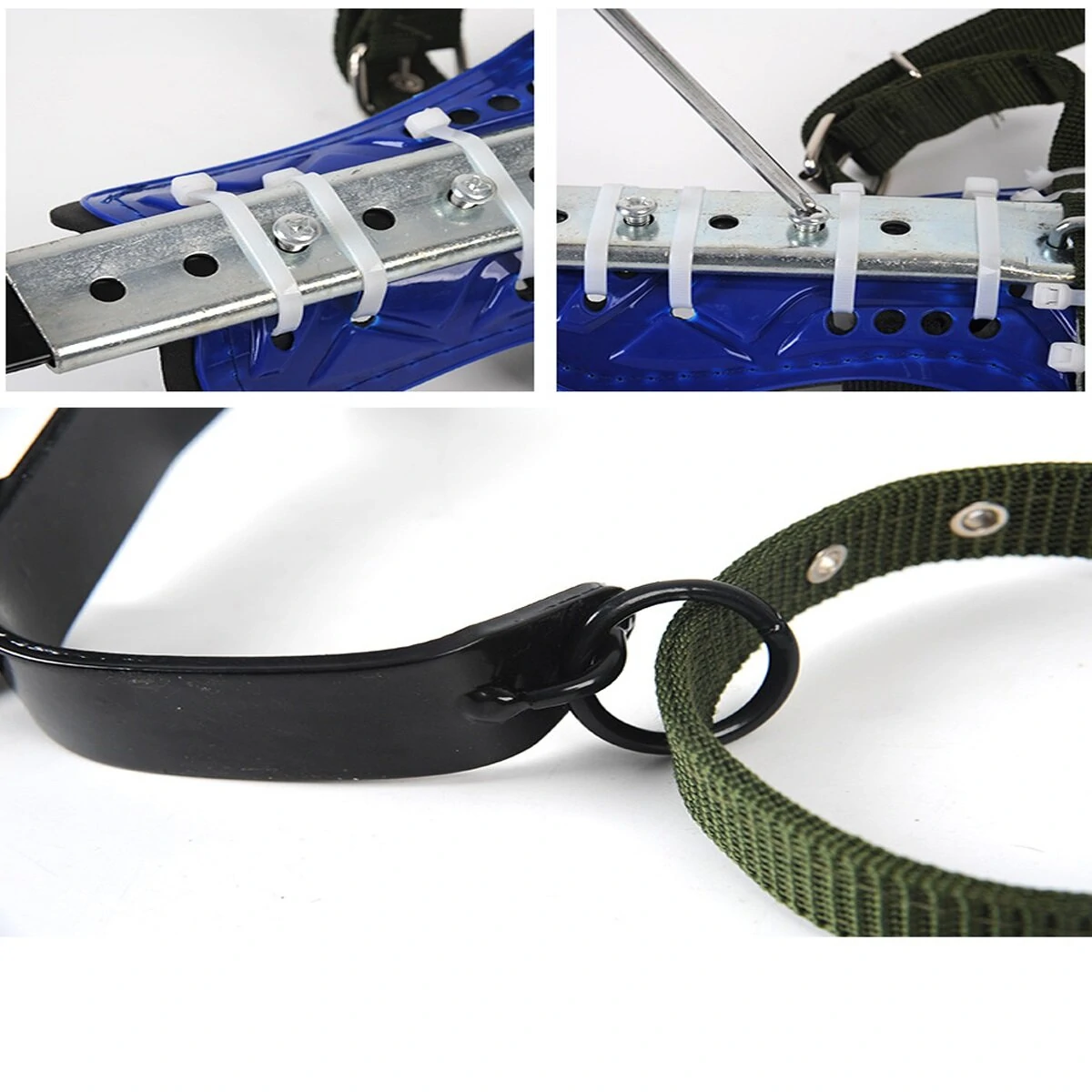 Stainless Steel Tree Climbing Spike Set - 2 Adjustable Gears & Lanyard - Image 3