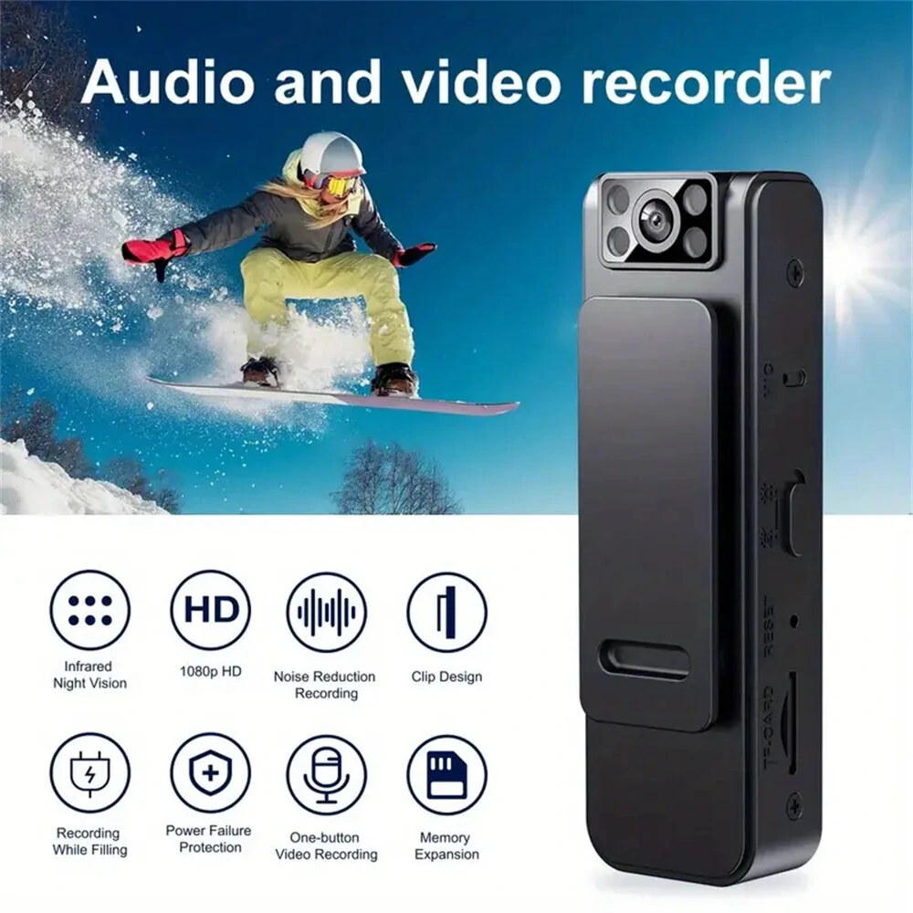 HD 1080P Sport Camera with WIFI & Night Vision - 130° Rotating Lens, Motion Activated, Rechargeable - Image 2