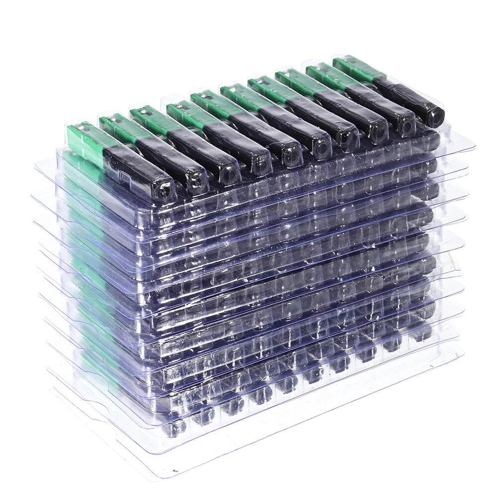 FTTH SC APC Fast Connector - 100pcs Straight Tail Fiber Optic Adapters - Image 2