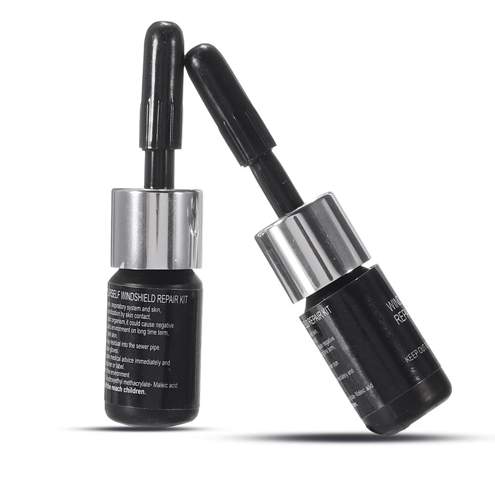 2Pcs Automotive Glass Nano Repair Fluid Kit | With Repair Paper & Accessories - Image 2