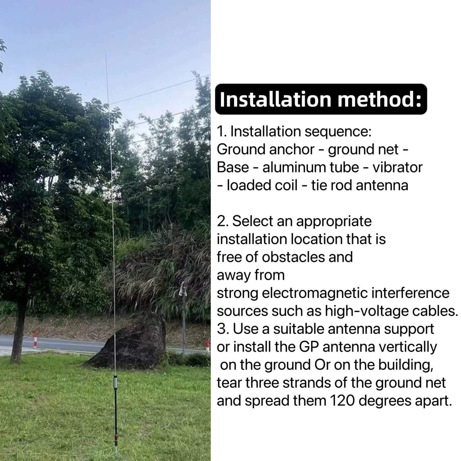 MFJ-945E 10-Band HF Portable Antenna | 3.5-50MHz 100W | Shortwave Radio GP - Image 2