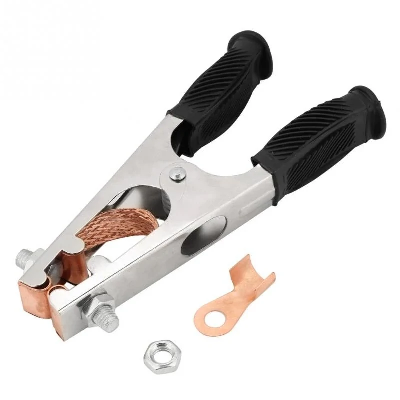 500A Copper Welding Ground Clamp - Electroplated Earth Clip for Manual Welder - Image 2