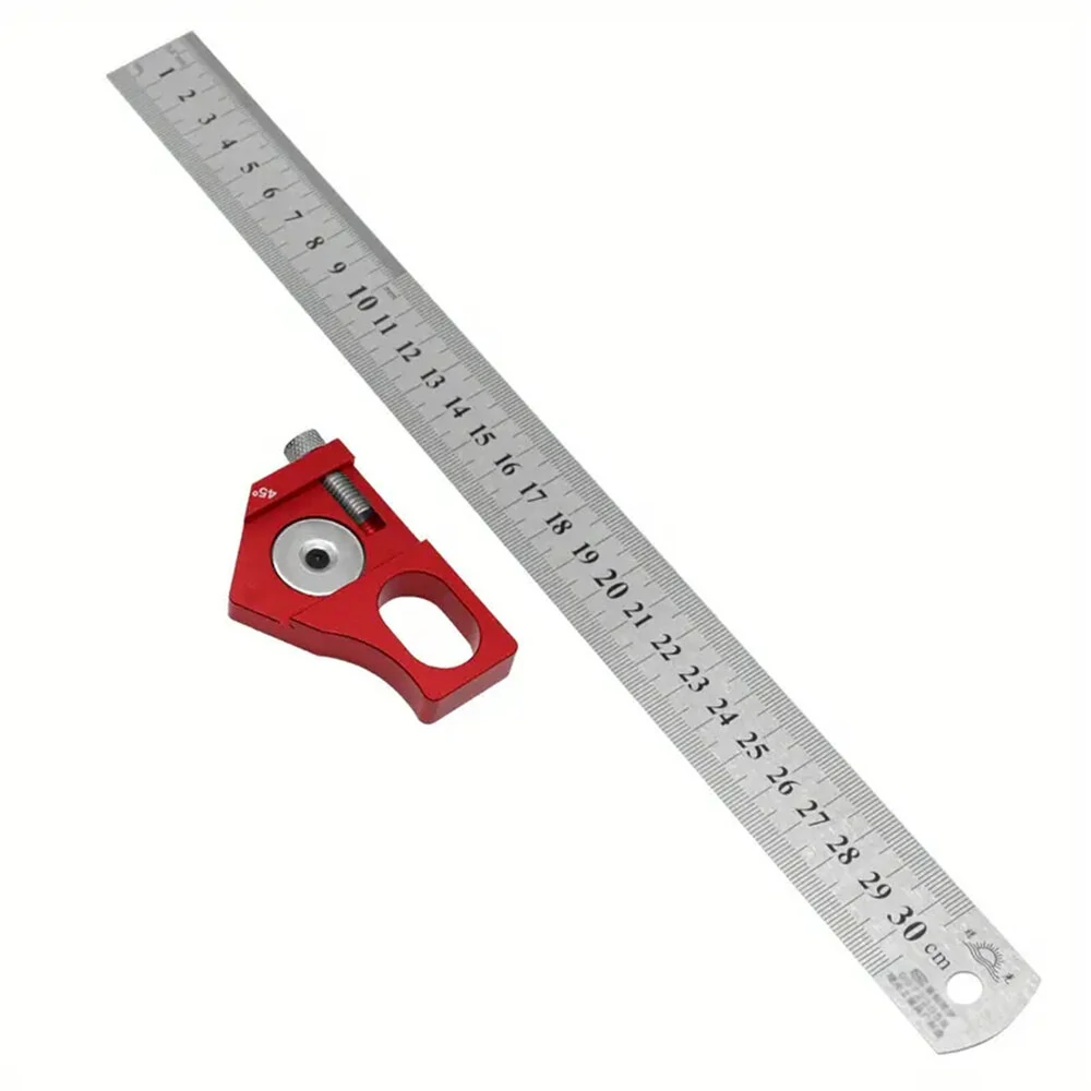 Combination Square 0-300mm | 45/90 Degree Angle Ruler with Etched Scales - Image 4