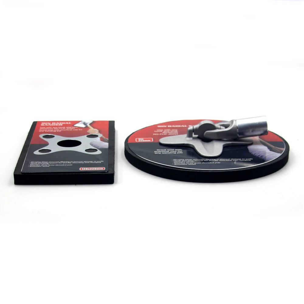 Dry Wall Grinding Machine - Square & Round Sanding Disc | Use With Hook & Loop Abrasives - Image 2