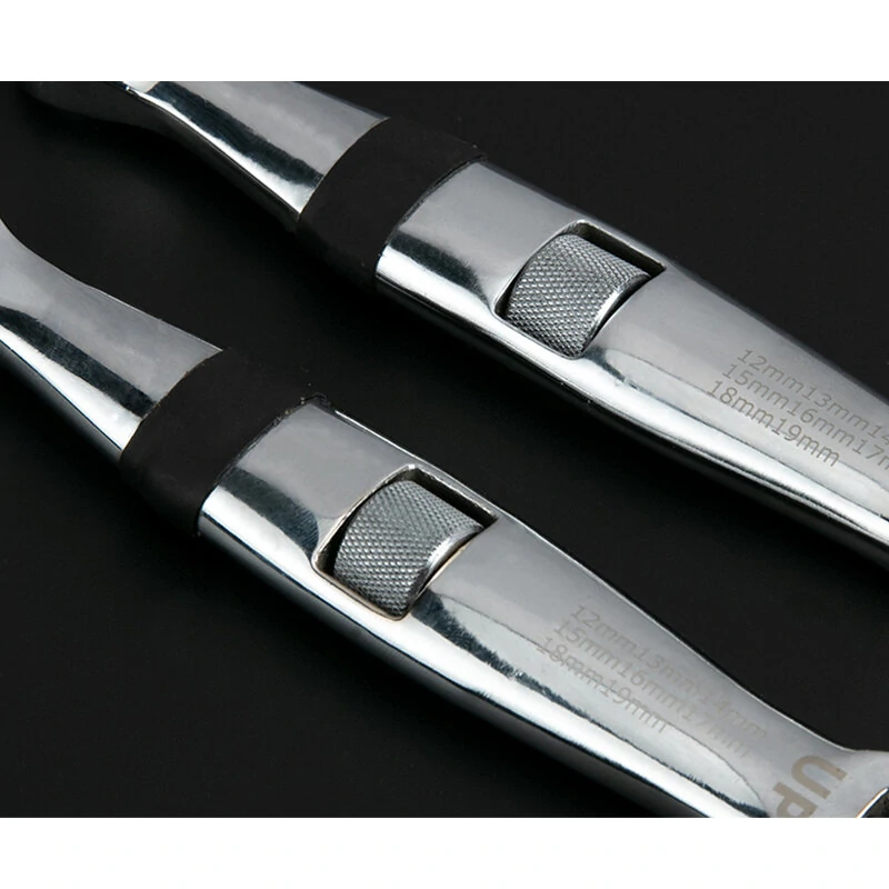 Universal Wrench 23 in 1 Ratchet Set | 7-19mm Adjustable CR-V Tool for Car Repair - Image 3