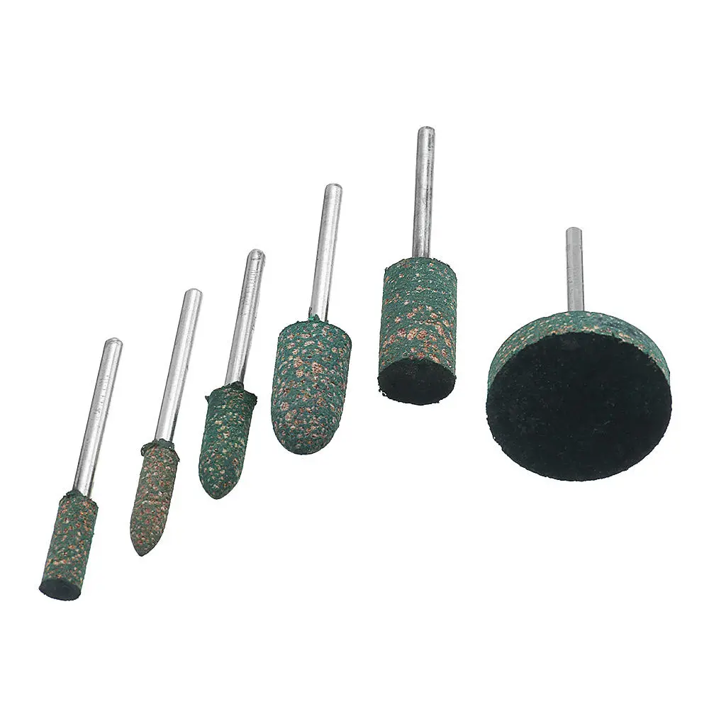 HILDA 6pcs 3mm Rubber Polishing Heads - For Metal & Wood - Rotary Tool - Image 4