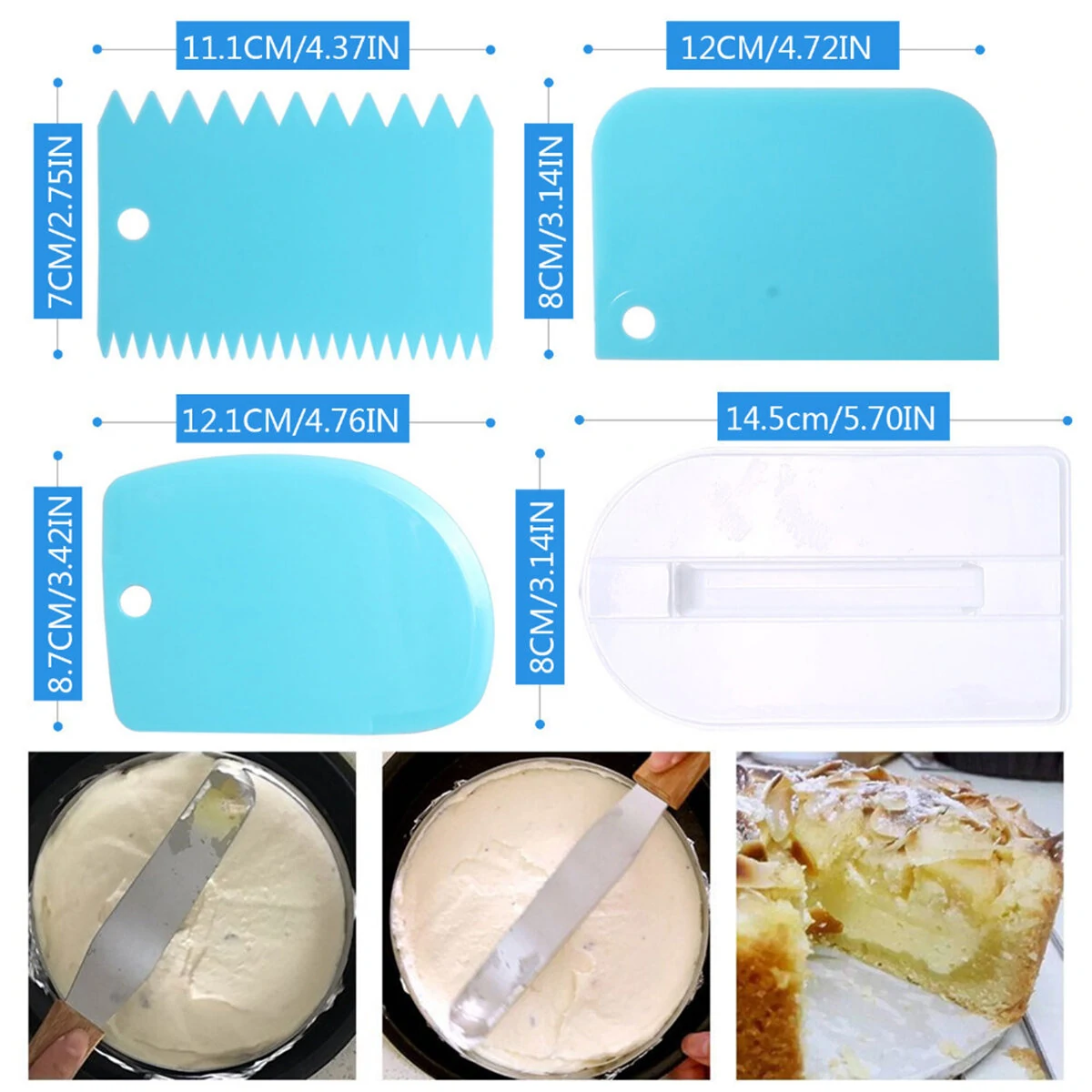 45Pcs Cake Decorating Tool Set - Turntable, Nozzles & Knife for Baking DIY - Image 4