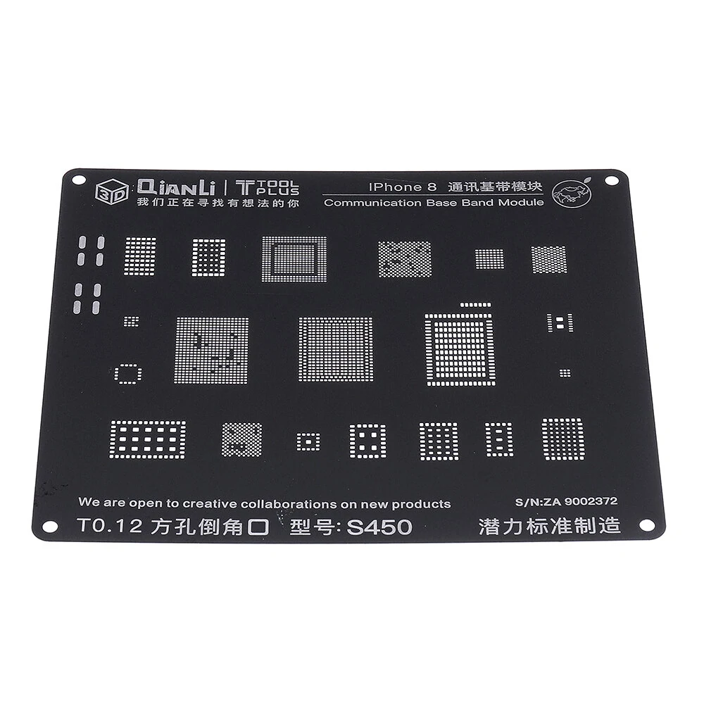 Qianli S450 BGA Reballing Stencil | For iPhone 5-8 Plus & 7G | Repair Tool - Image 5