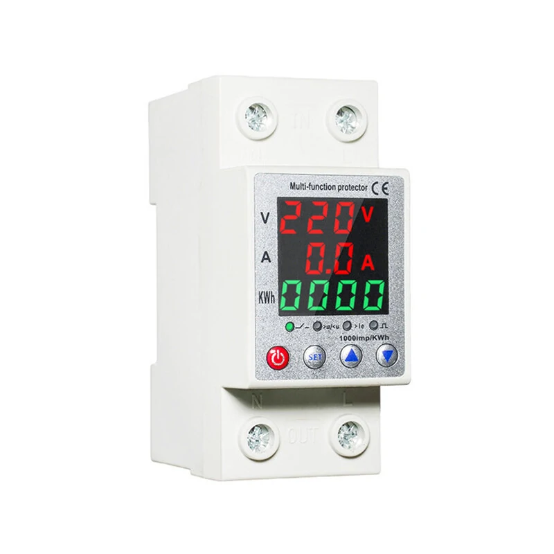 Digital 3-Phase Circuit Breaker 63A - Auto-Reclosing Switch & Adjustable Voltage - Image 4