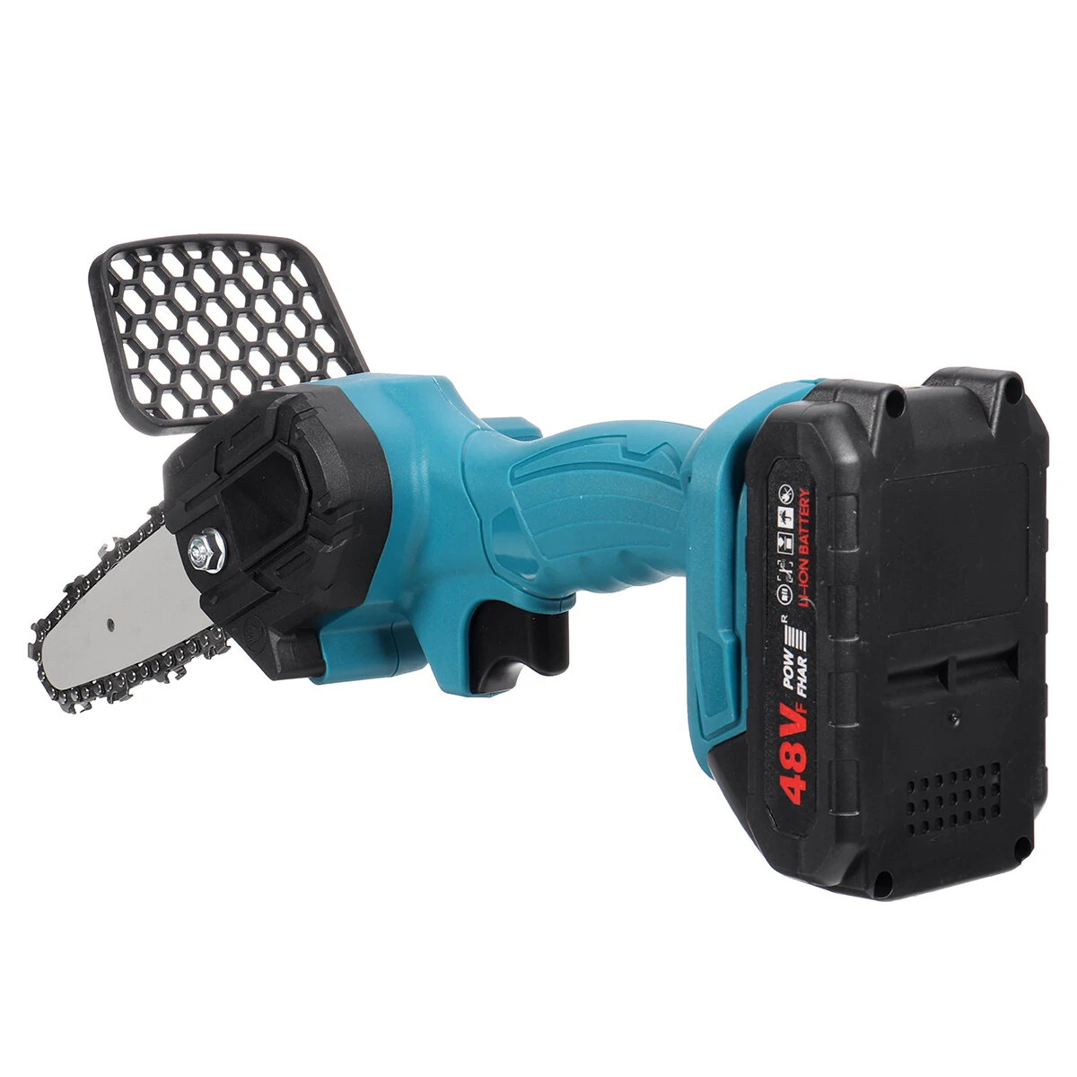 4-Inch 800W Electric Chain Saw | 48V Portable Wood Cutter w/ Battery Option - EU Plug - Image 3