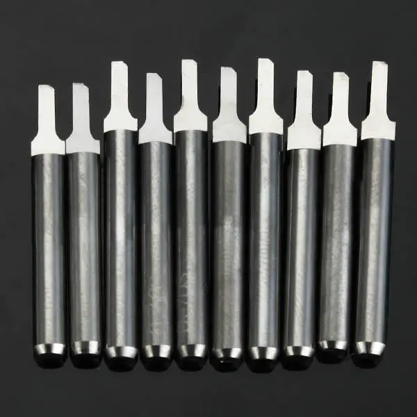 10pcs 3.175mm Shank 1.5x6mm Tungsten Steel Parallel Milling Cutter Bits for PCB Drilling - Image 5
