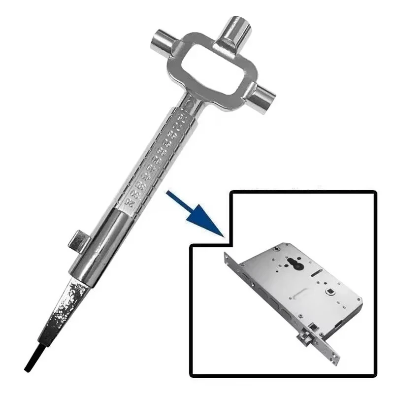 Multifunctional Locksmith Tool - Zinc Alloy Lock Cylinder Adjuster | Compact Hand Tool - Image 2