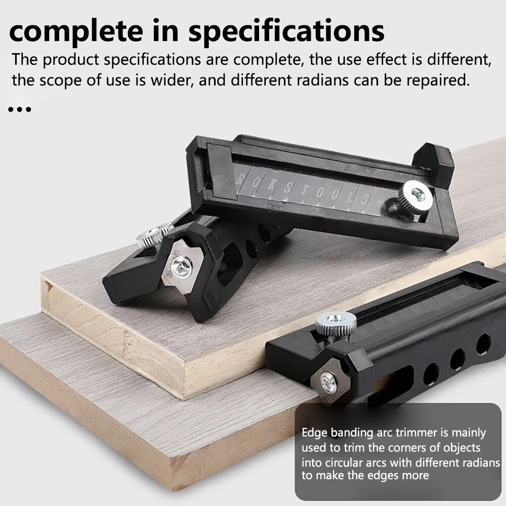 Steel Arc Manual Edge Planer | Wood Trimmer for Beveling & Scraping | Tungsten Cutter - Image 3