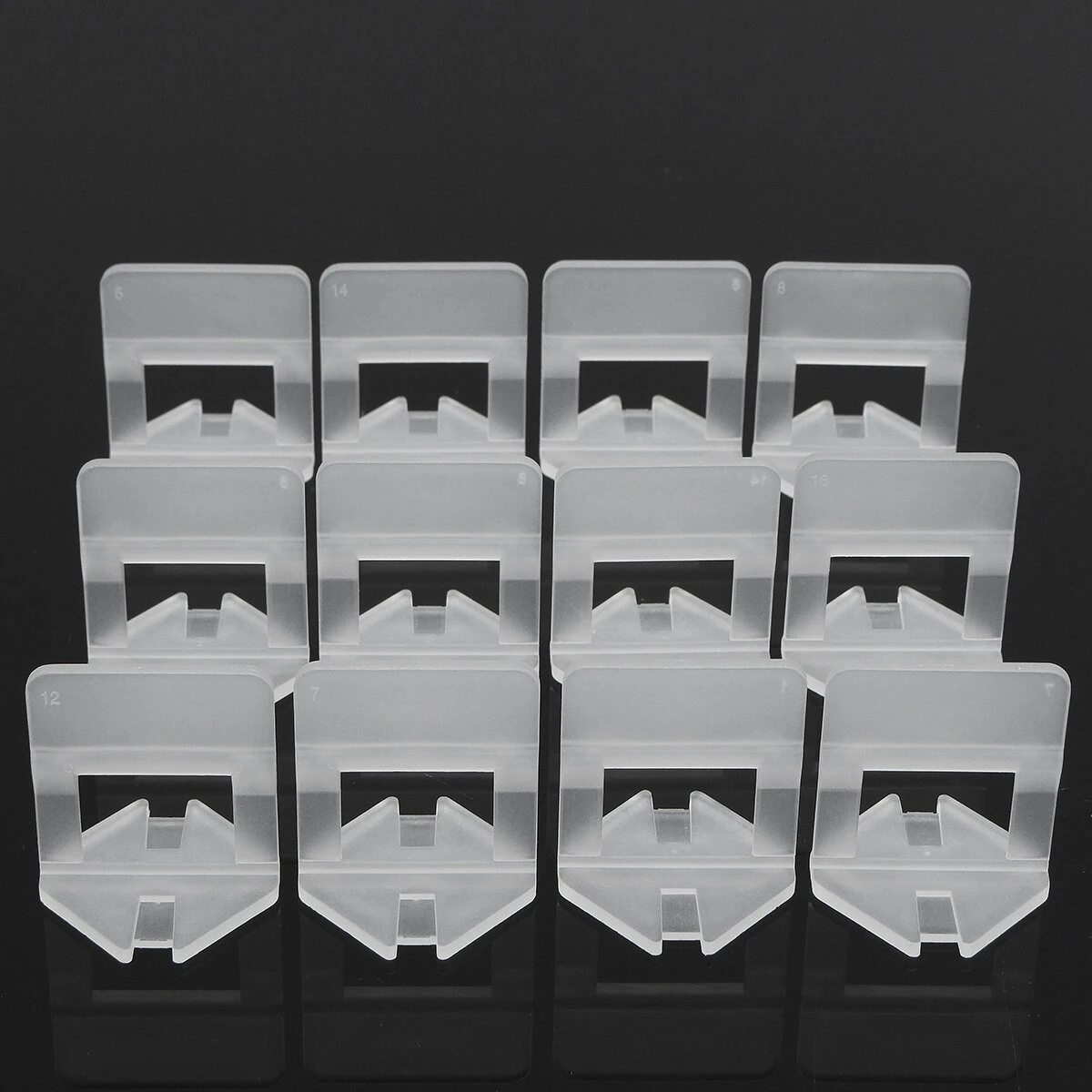 100Pcs 1.5mm White Ceramic Tile Spacer Clip for Oscillating Tool - Image 5