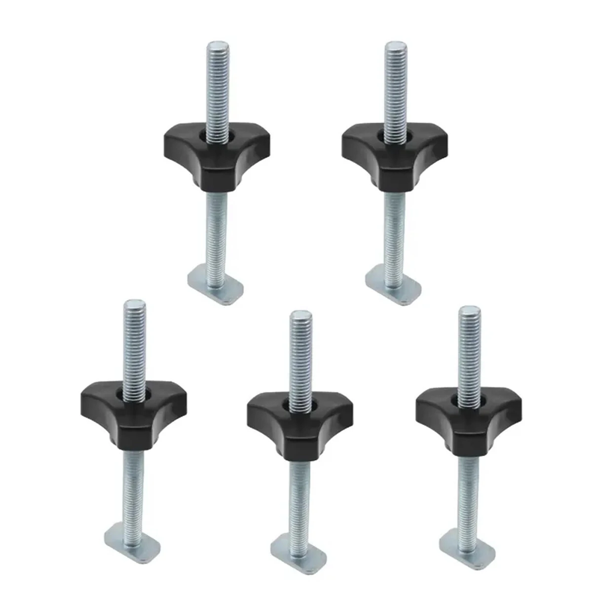5 Pack T-Bolt Knob Kit for Miter Track & T-Slot - 1/4 & Universal Workbench Jig - Image 4